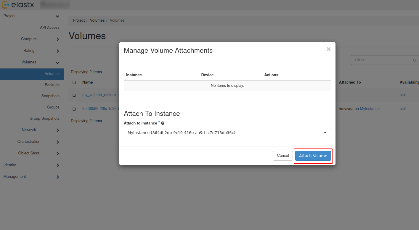 Status-attach-volume